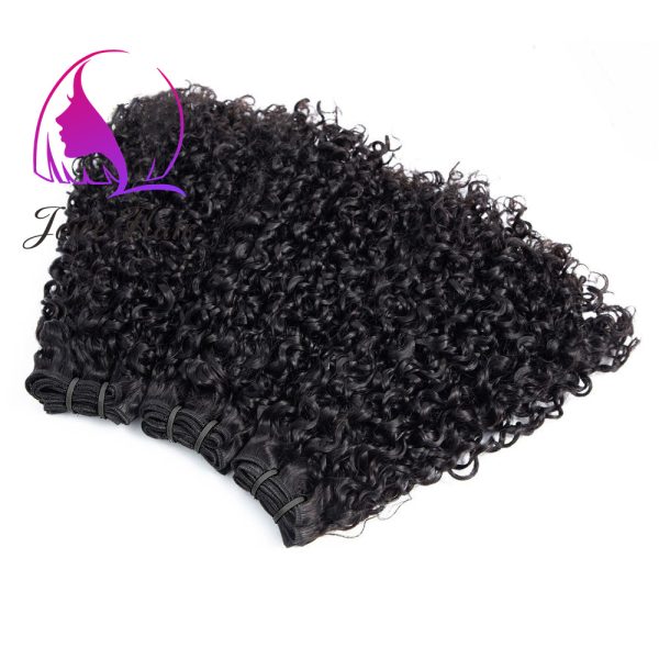 Kinky Curly Hair Bundles Natural Color Joice Hair