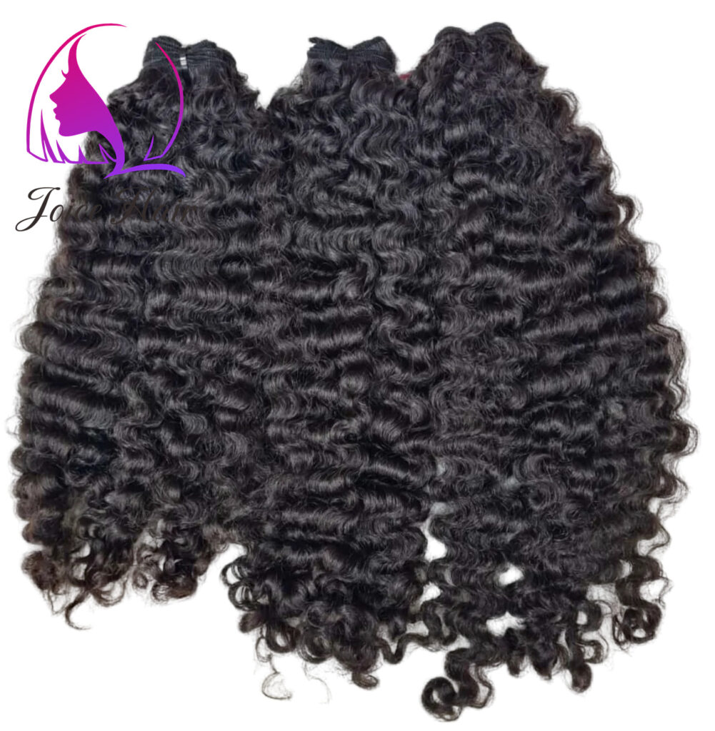 Burmese Curly Hair Bundle Natural Color Human Hair Joice Hair