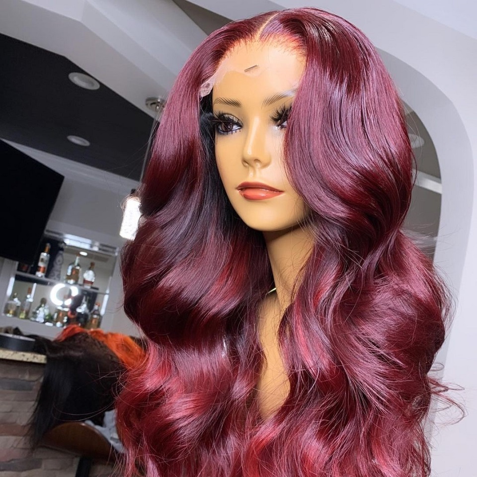 COLOR #99j 13x4 LACE FRONT WIG STRAIGHT/BODY WAVE/OTHER TEXTURE - Joice ...