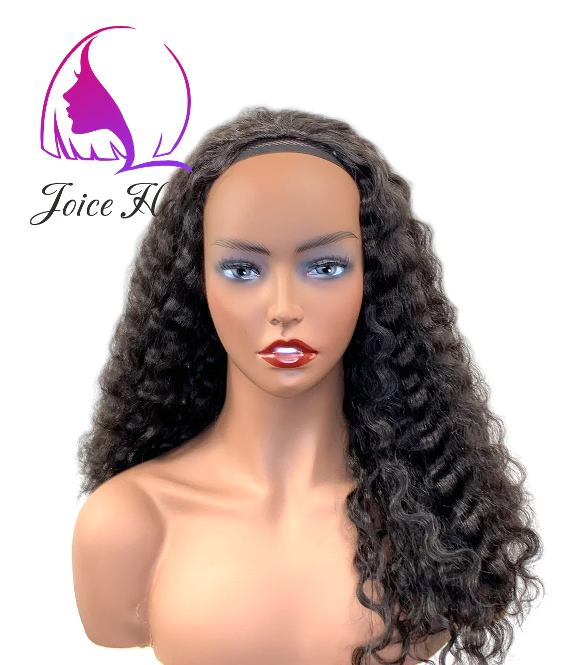 HALF WIG 3 4 WIG RAW HAIR VIRGIN HAIR WIG ALL TEXTURES Joice Hair